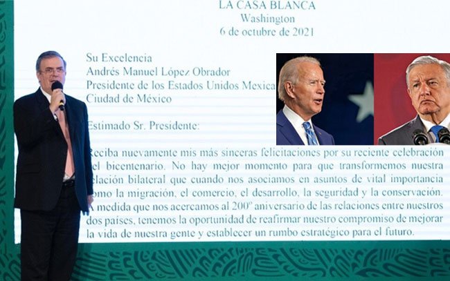 Joe Biden envía carta a AMLO Primera Vuelta Noticias