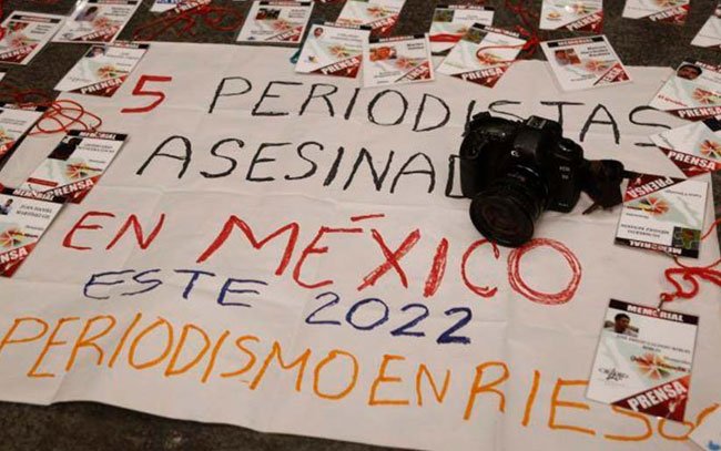 México es número 1 en homicidios de periodistas en el mundo