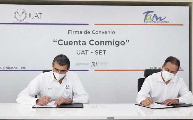 UAT y SET suman esfuerzos para fortalecer educación en Tamaulipas