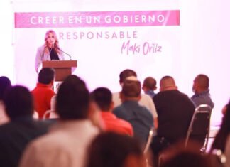 Maki ortiz presenta en Río Bravo exitosa experiencia de su gobierno